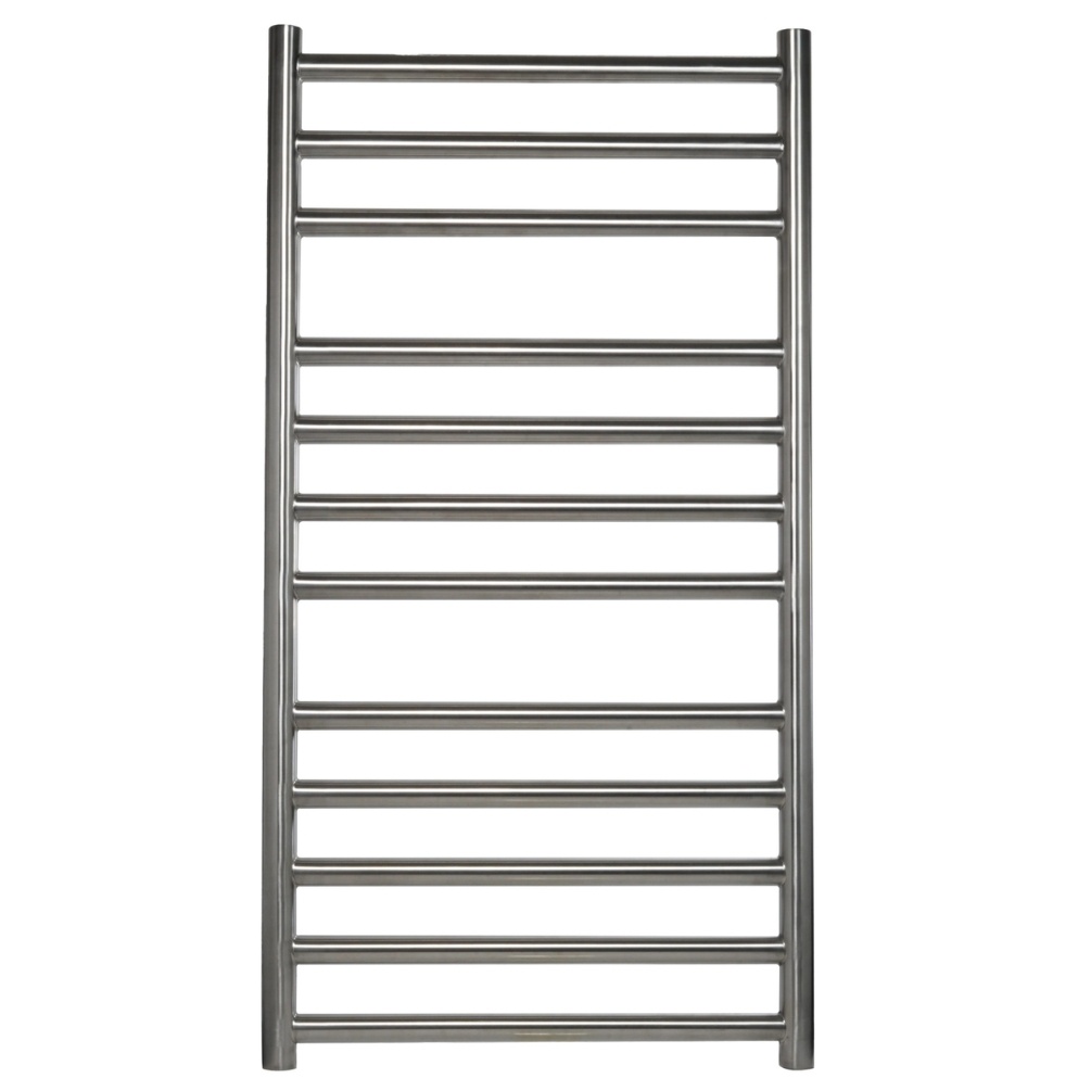 JTP Inox Steel Polished Chrome 800mm x 400mm Towel Radiator Cut Out